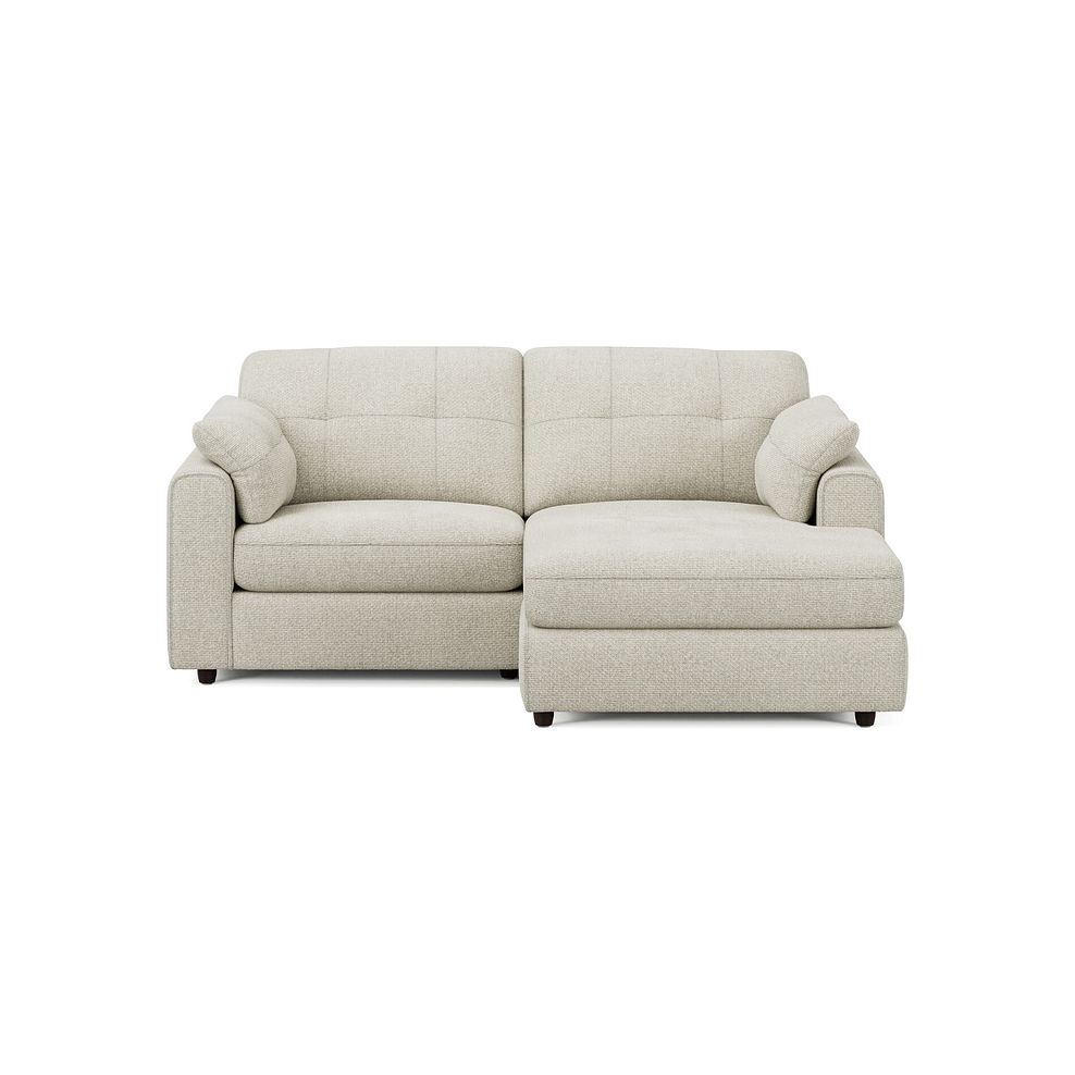 Marley Modular 2 Seater Right Hand Compact Chaise Sofa in Lila Ivory Fabric - Group 13 3