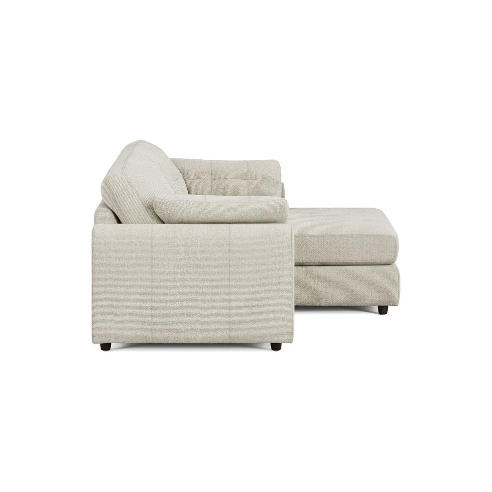 Marley Modular 2 Seater Right Hand Compact Chaise Sofa in Lila Ivory Fabric - Group 13 4