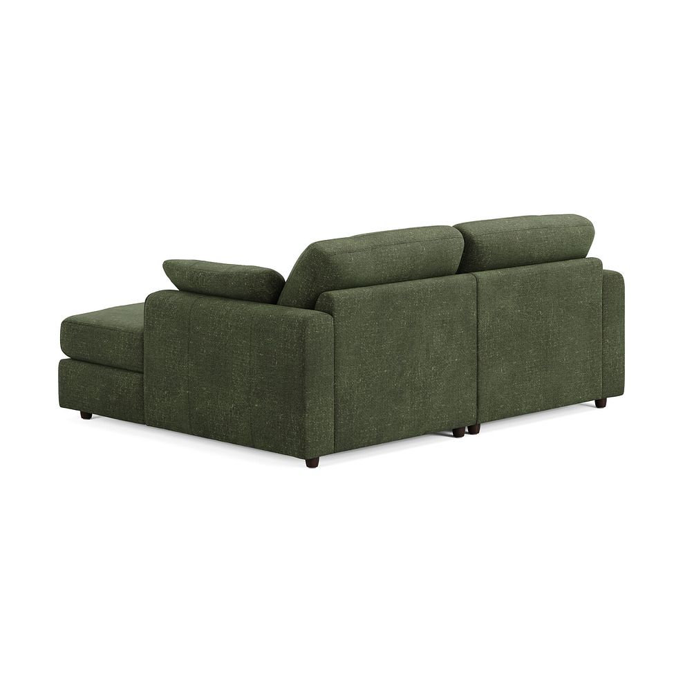 Marley Modular 2 Seater Right Hand Compact Chaise Sofa in Lila Pine Fabric - Group 13 2