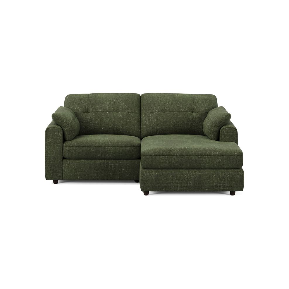 Marley Modular 2 Seater Right Hand Compact Chaise Sofa in Lila Pine Fabric - Group 13 3
