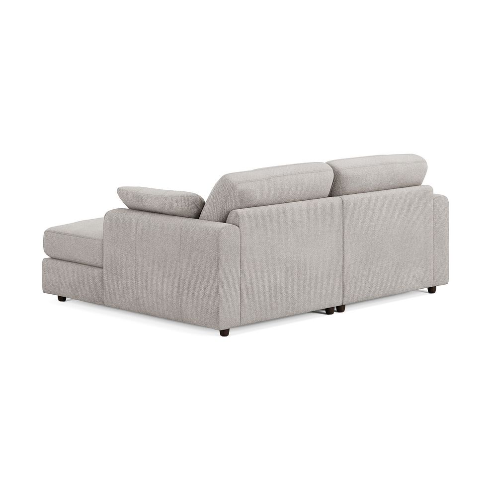Marley Modular 2 Seater Right Hand Compact Chaise Sofa in Lila Stone Fabric - Group 13 2