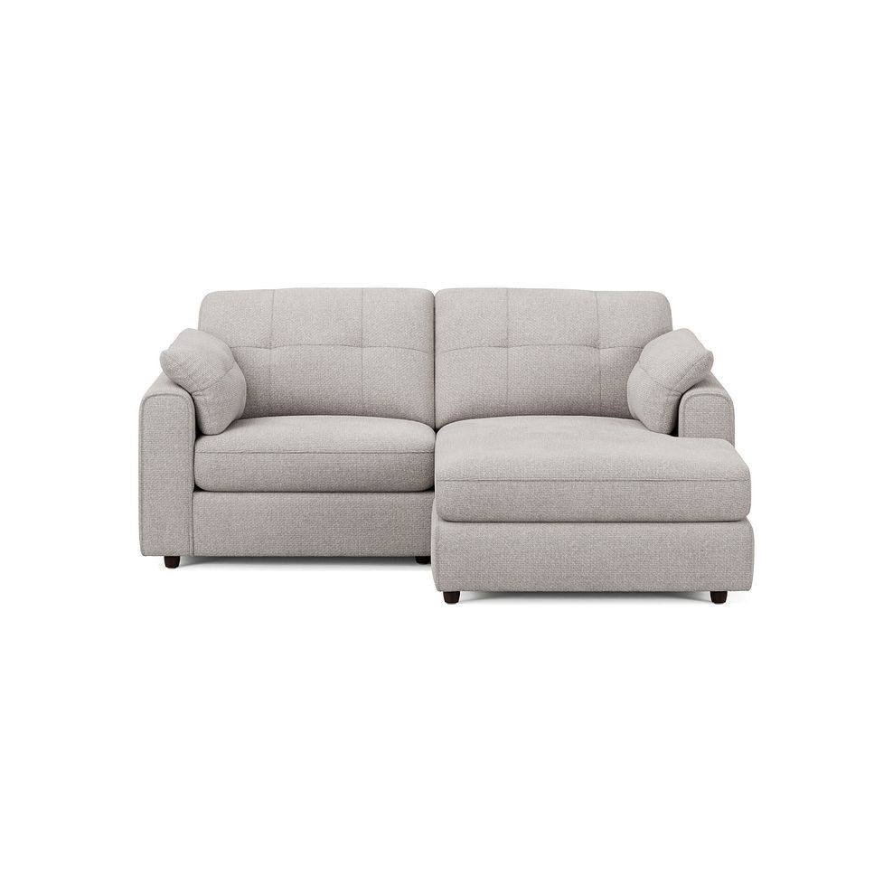 Marley Modular 2 Seater Right Hand Compact Chaise Sofa in Lila Stone Fabric - Group 13 3