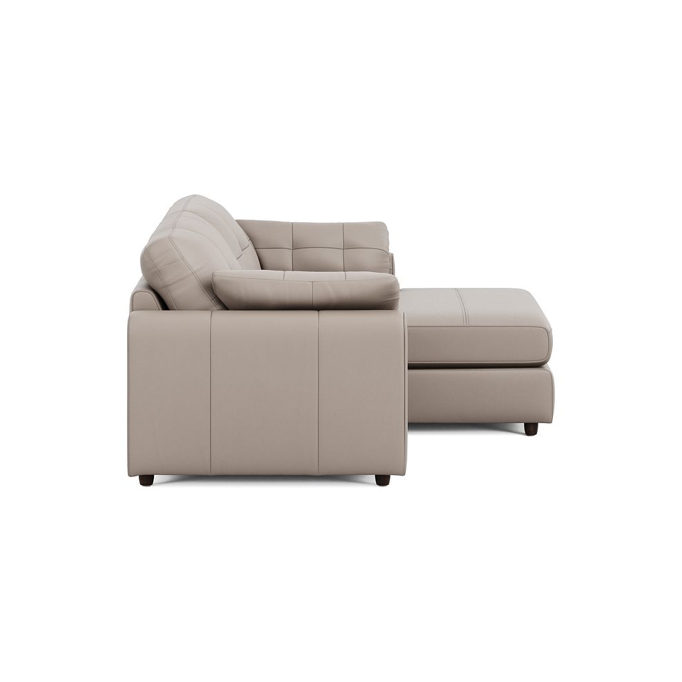 Marley Modular 2 Seater Right Hand Compact Chaise Sofa in Oslo Oyster Leather - Group 13 4