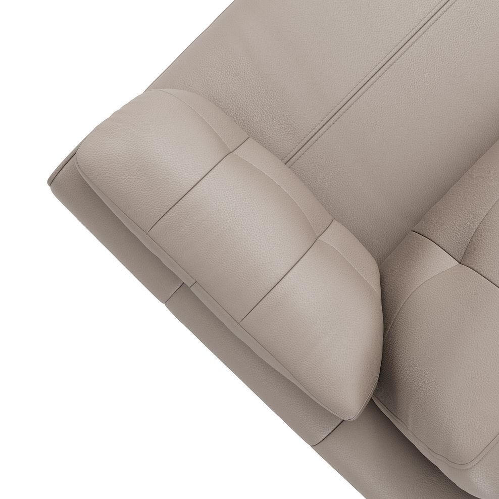 Marley Modular 2 Seater Right Hand Compact Chaise Sofa in Oslo Oyster Leather - Group 13 8