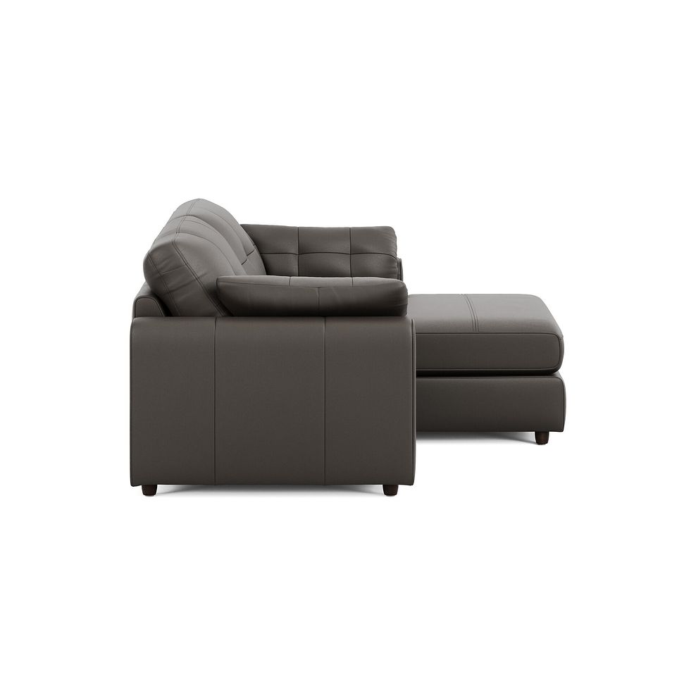 Marley Modular 2 Seater Right Hand Compact Chaise Sofa in Oslo Storm Leather - Group 13 4