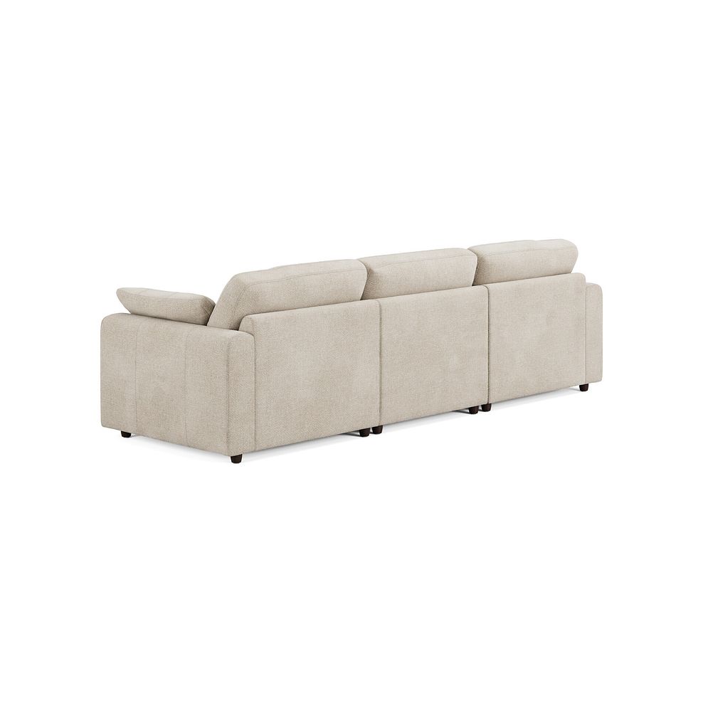 Marley Modular 3 Seater Left Hand Chaise Sofa in Lila Natural Fabric - Group 14 2
