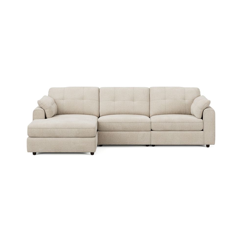 Marley Modular 3 Seater Left Hand Chaise Sofa in Lila Natural Fabric - Group 14 3