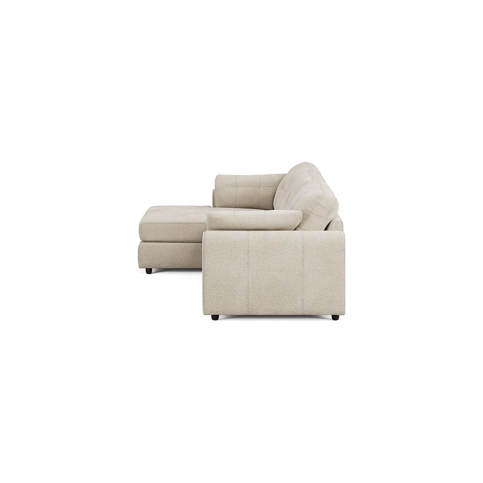 Marley Modular 3 Seater Left Hand Chaise Sofa in Lila Natural Fabric - Group 14 4