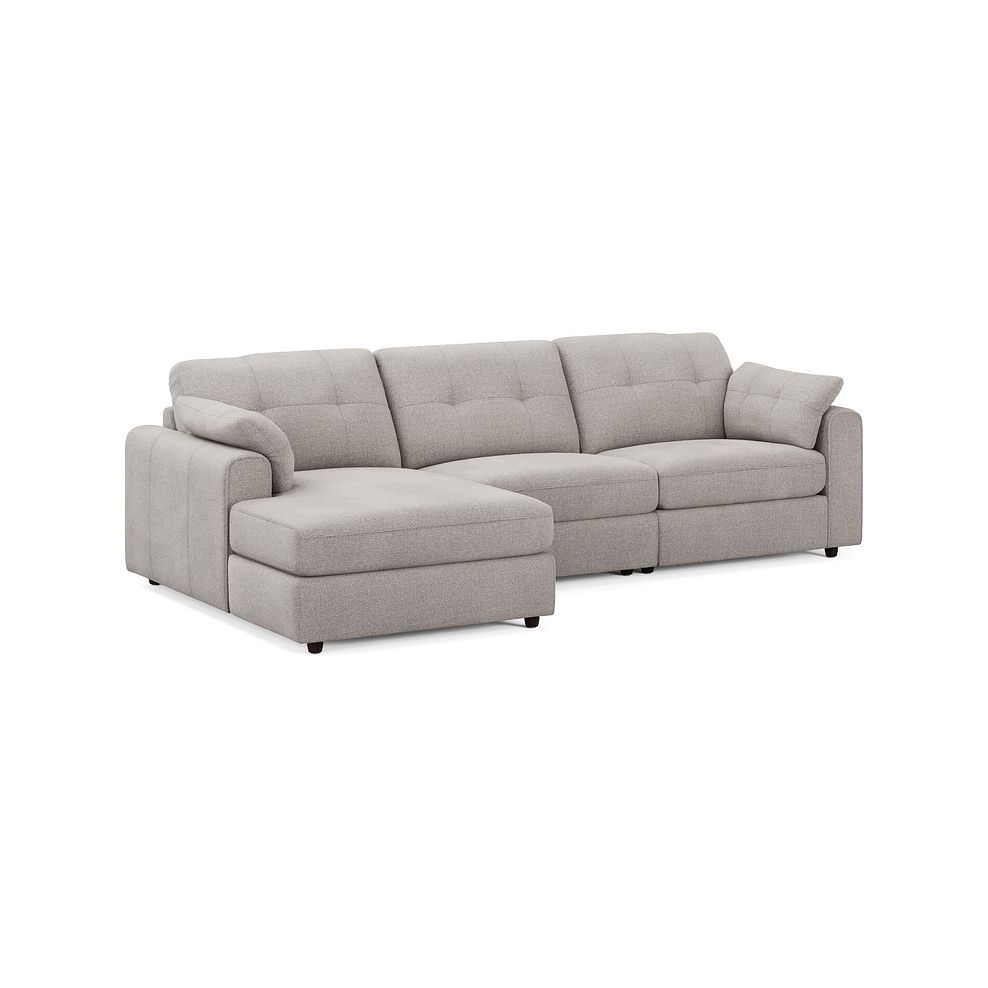 Marley Modular 3 Seater Left Hand Chaise Sofa in Lila Stone Fabric - Group 14 1