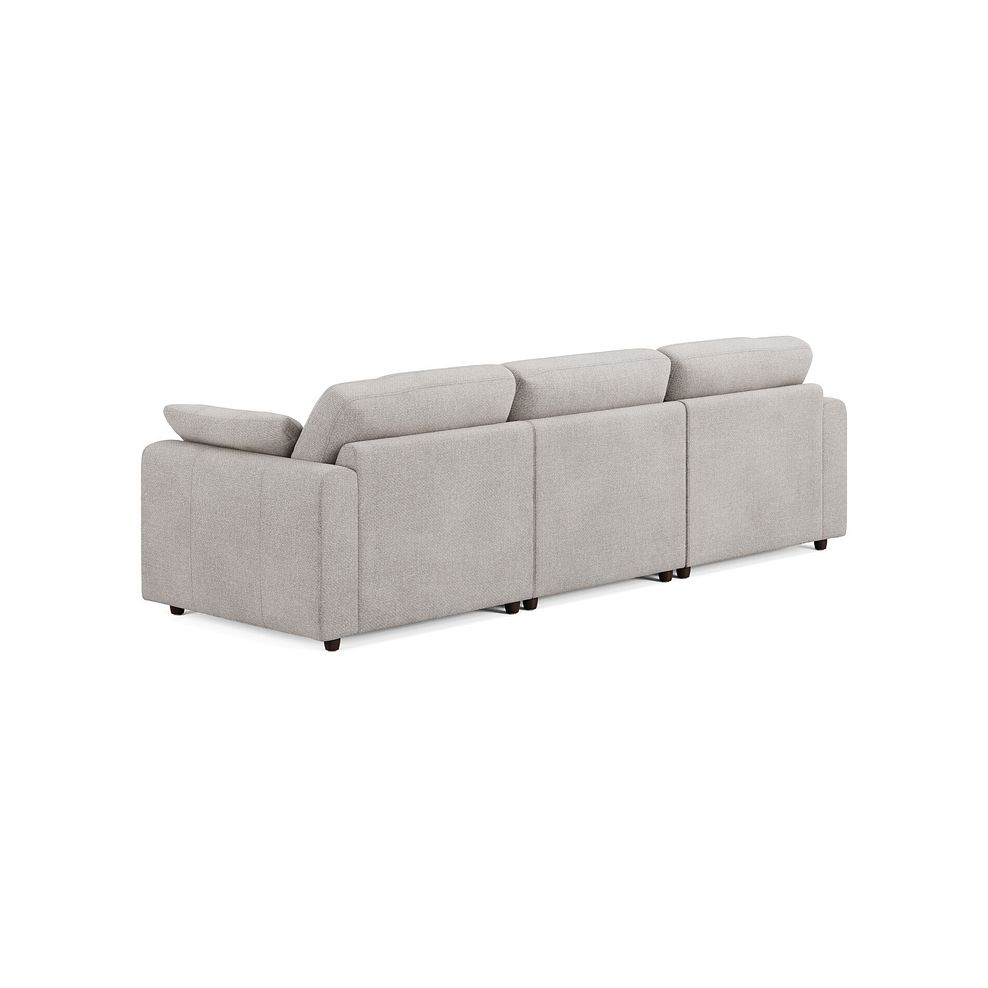 Marley Modular 3 Seater Left Hand Chaise Sofa in Lila Stone Fabric - Group 14 2
