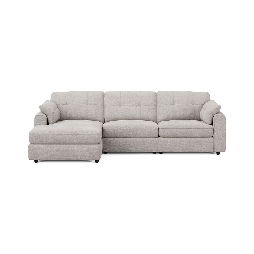 Marley Modular 3 Seater Left Hand Chaise Sofa in Lila Stone Fabric - Group 14 3
