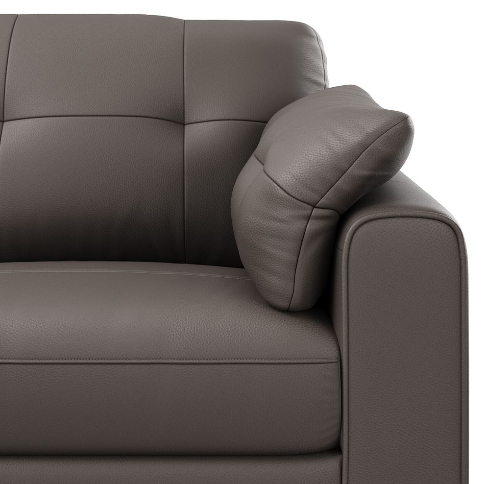 Marley Modular 3 Seater Left Hand Chaise Sofa in Oslo Elephant Grey Leather - Group 14 7