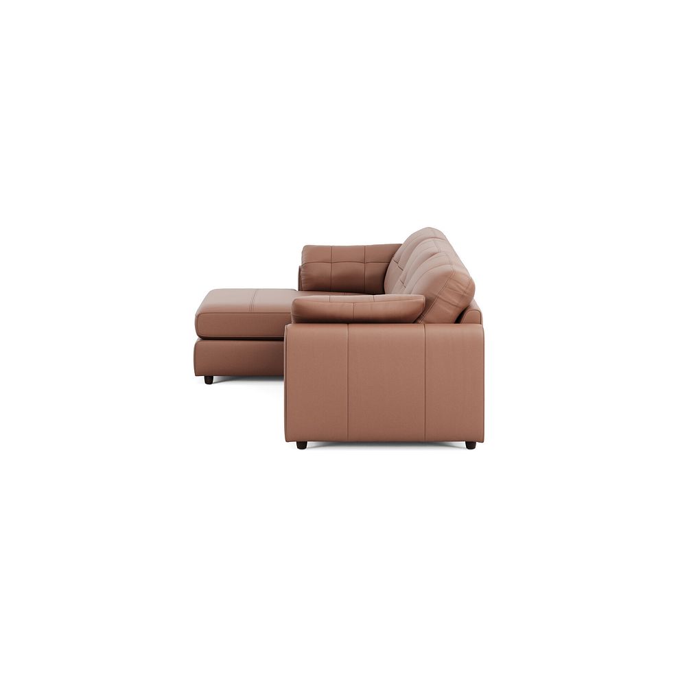 Marley Modular 3 Seater Left Hand Chaise Sofa in Oslo Mocha Mouse Leather - Group 14 4