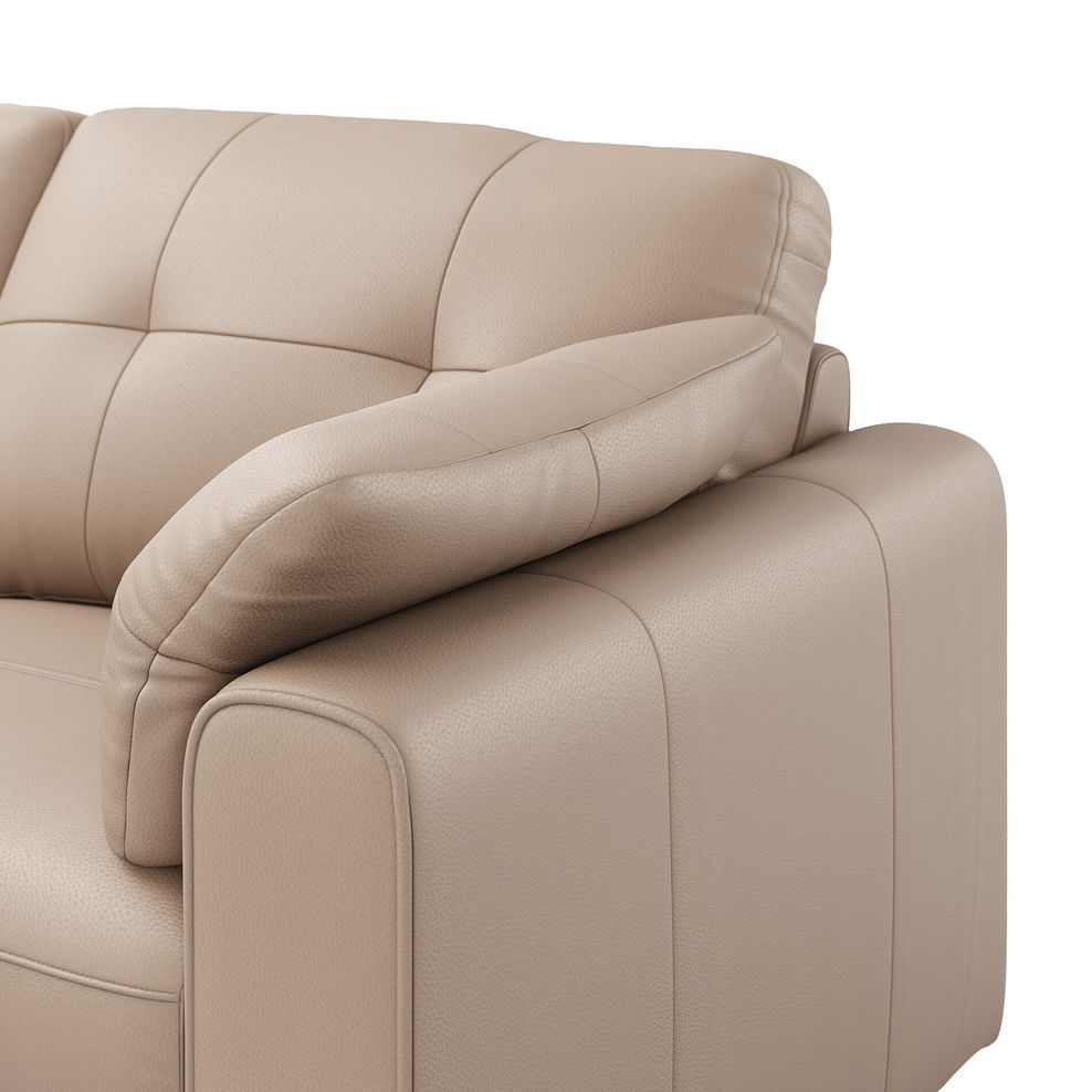 Marley Modular 3 Seater Left Hand Chaise Sofa in Oslo Mushroom Leather - Group 14 5