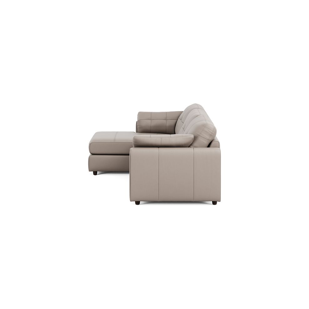 Marley Modular 3 Seater Left Hand Chaise Sofa in Oslo Oyster Leather - Group 14 4