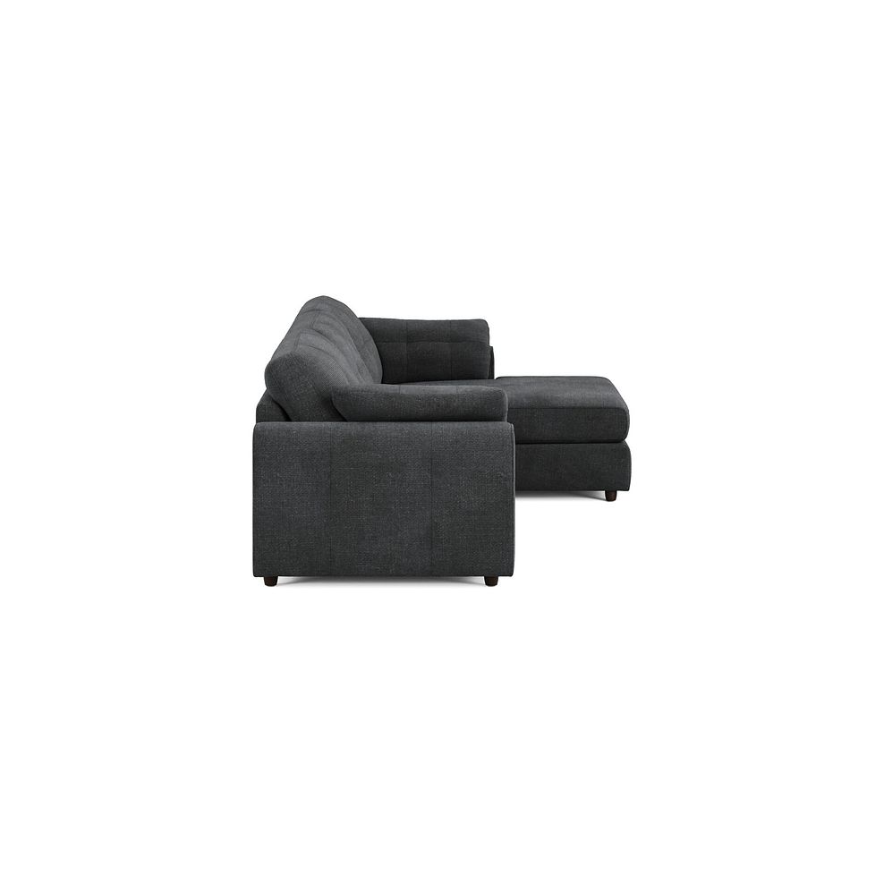 Marley Modular 3 Seater Right Hand Chaise Sofa in Lila Charcoal Fabric - Group 15 4