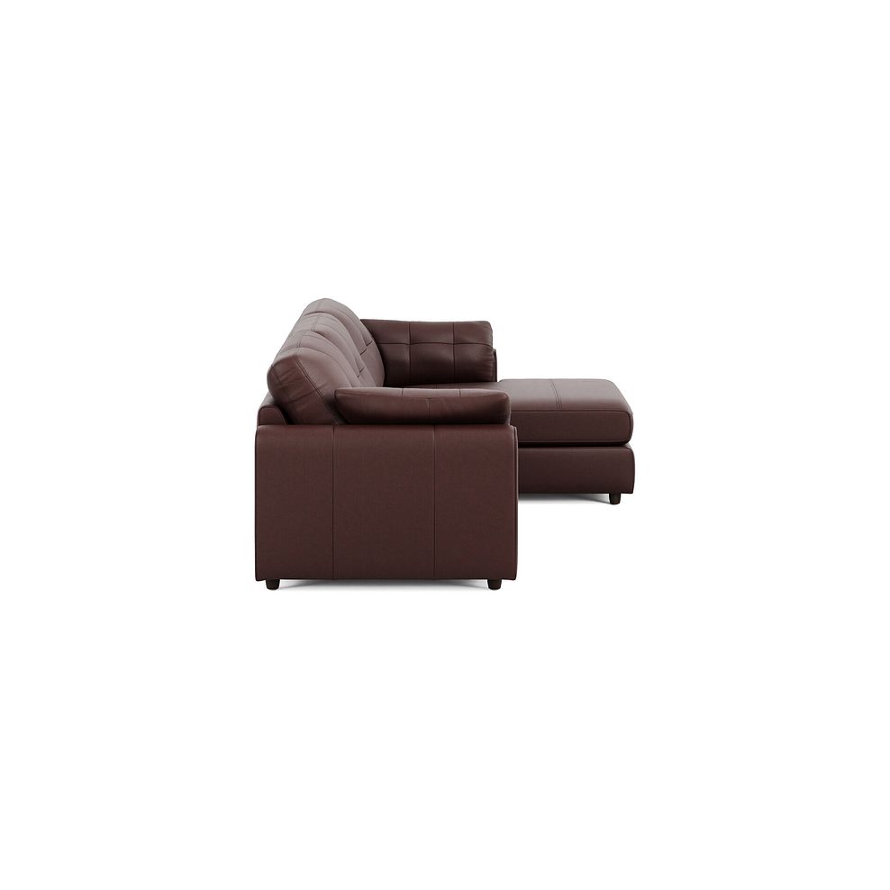 Marley Modular 3 Seater Right Hand Chaise Sofa in Oslo Chestnut Leather - Group 15 4