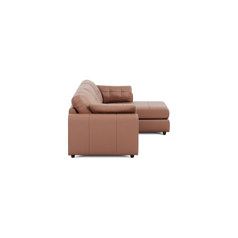 Marley Modular 3 Seater Right Hand Chaise Sofa in Oslo Mocha Mouse Leather - Group 15 4