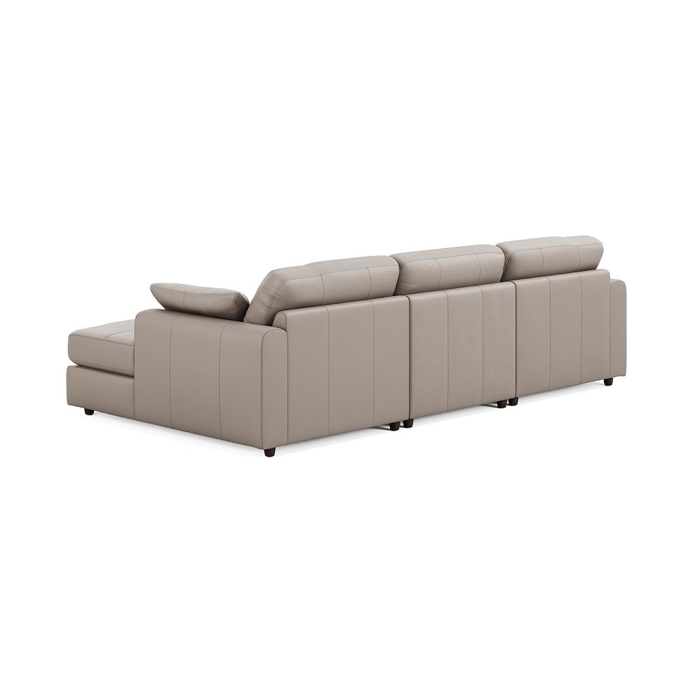 Marley Modular 3 Seater Right Hand Chaise Sofa in Oslo Oyster Leather - Group 15 2