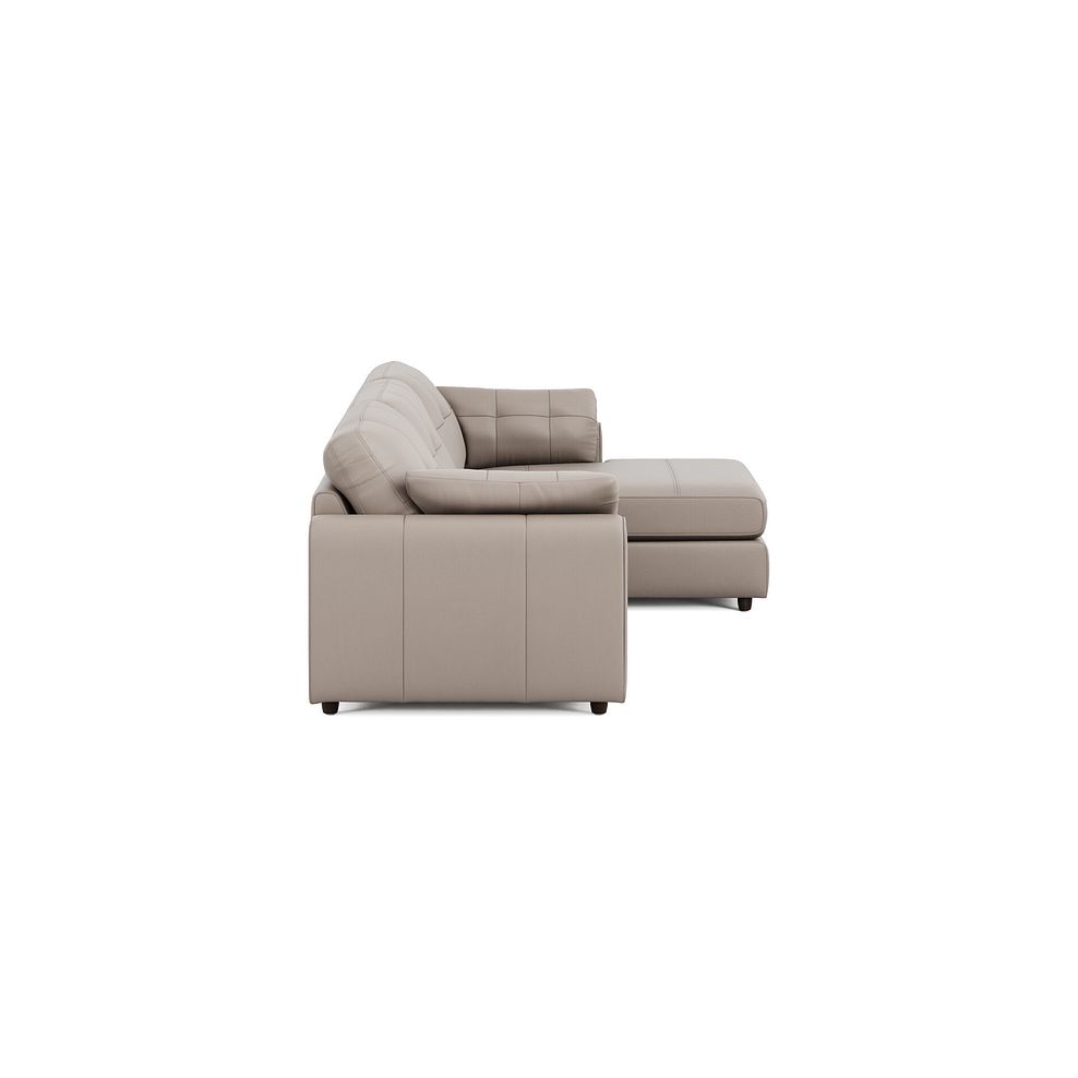 Marley Modular 3 Seater Right Hand Chaise Sofa in Oslo Oyster Leather - Group 15 4