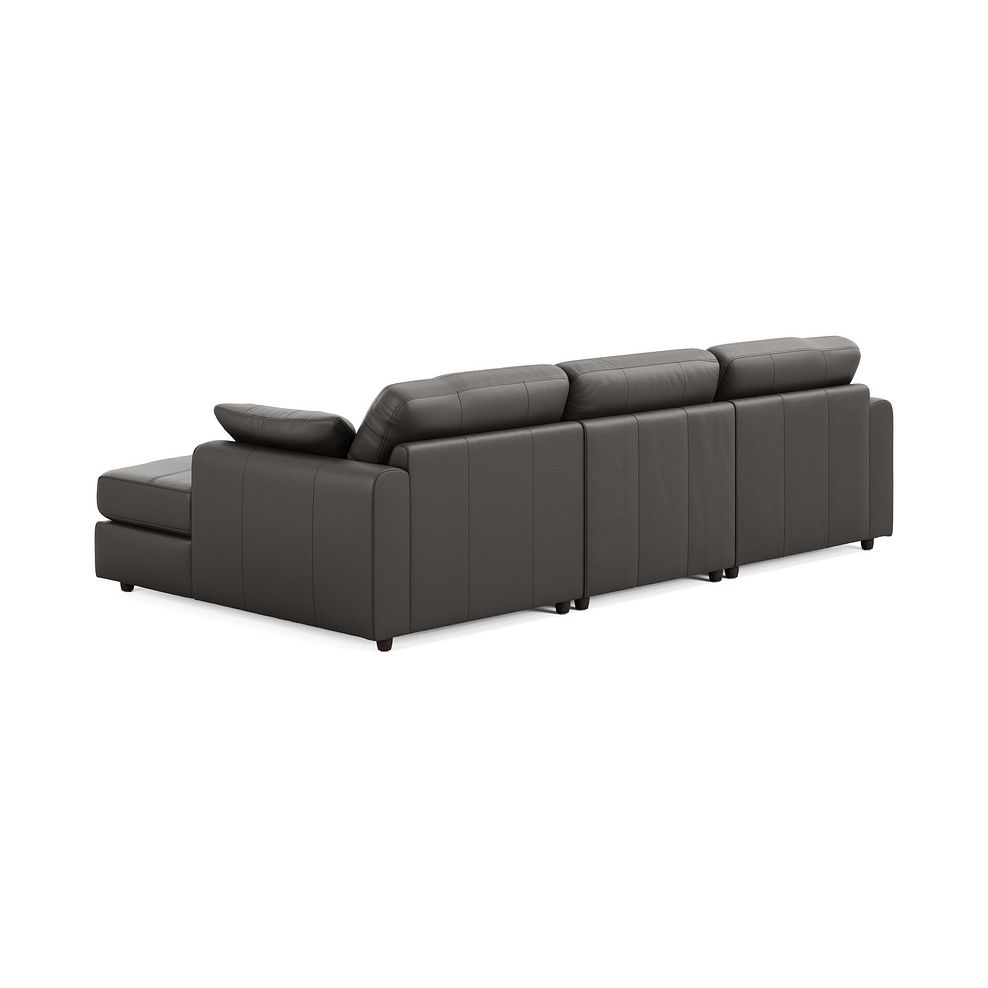 Marley Modular 3 Seater Right Hand Chaise Sofa in Oslo Storm Leather - Group 15 2