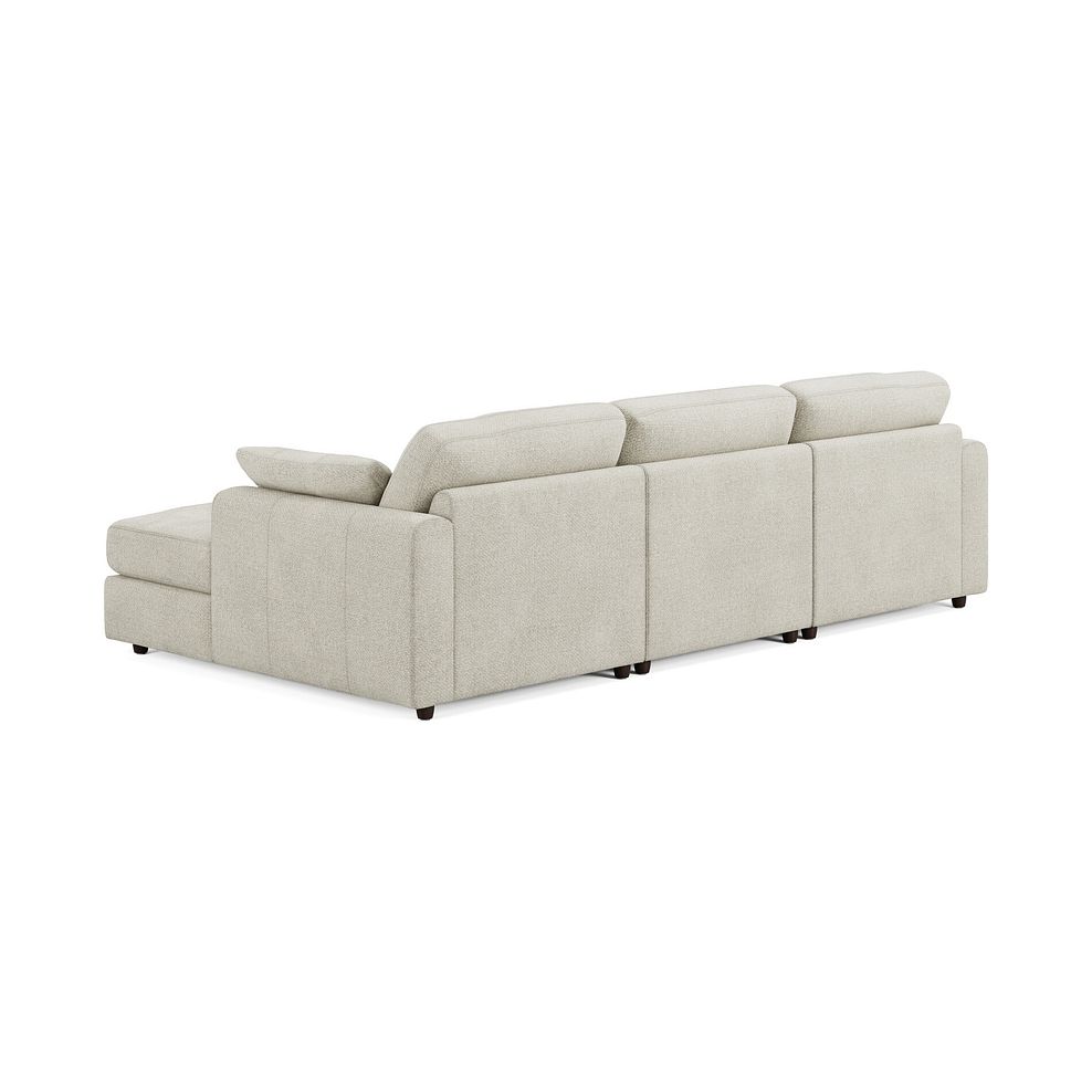 Marley Modular 3 Seater U-Shape Chaise Sofa in Lila Ivory Fabric - Group 16 2