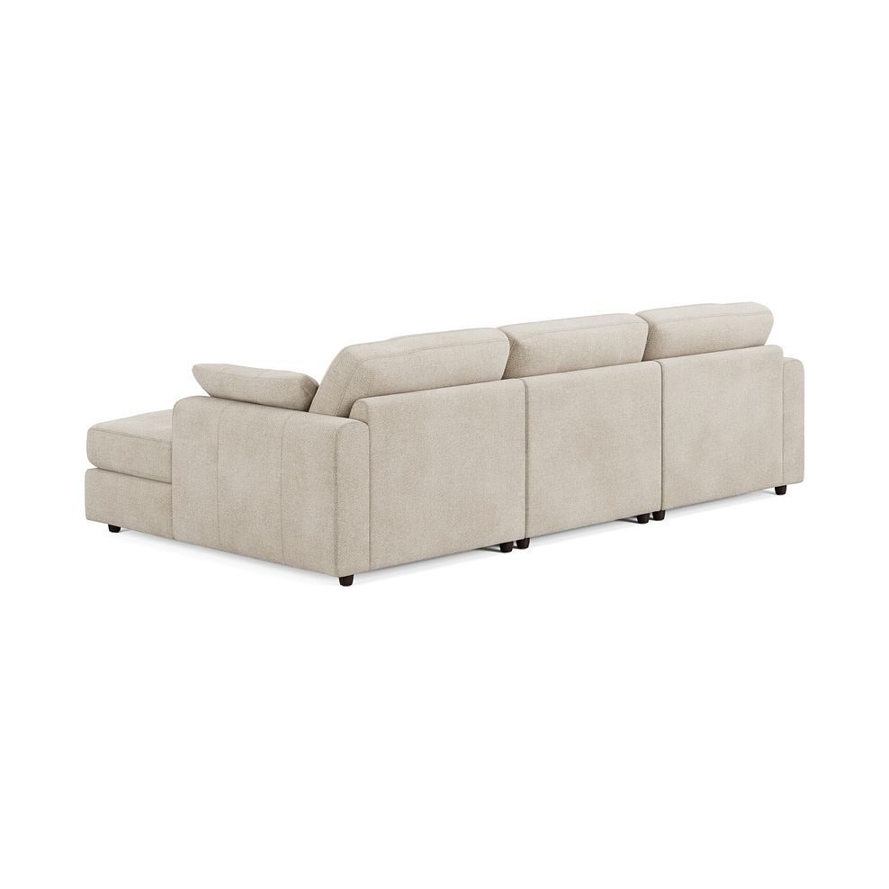 Marley Modular 3 Seater U-Shape Chaise Sofa in Lila Natural Fabric - Group 16 2