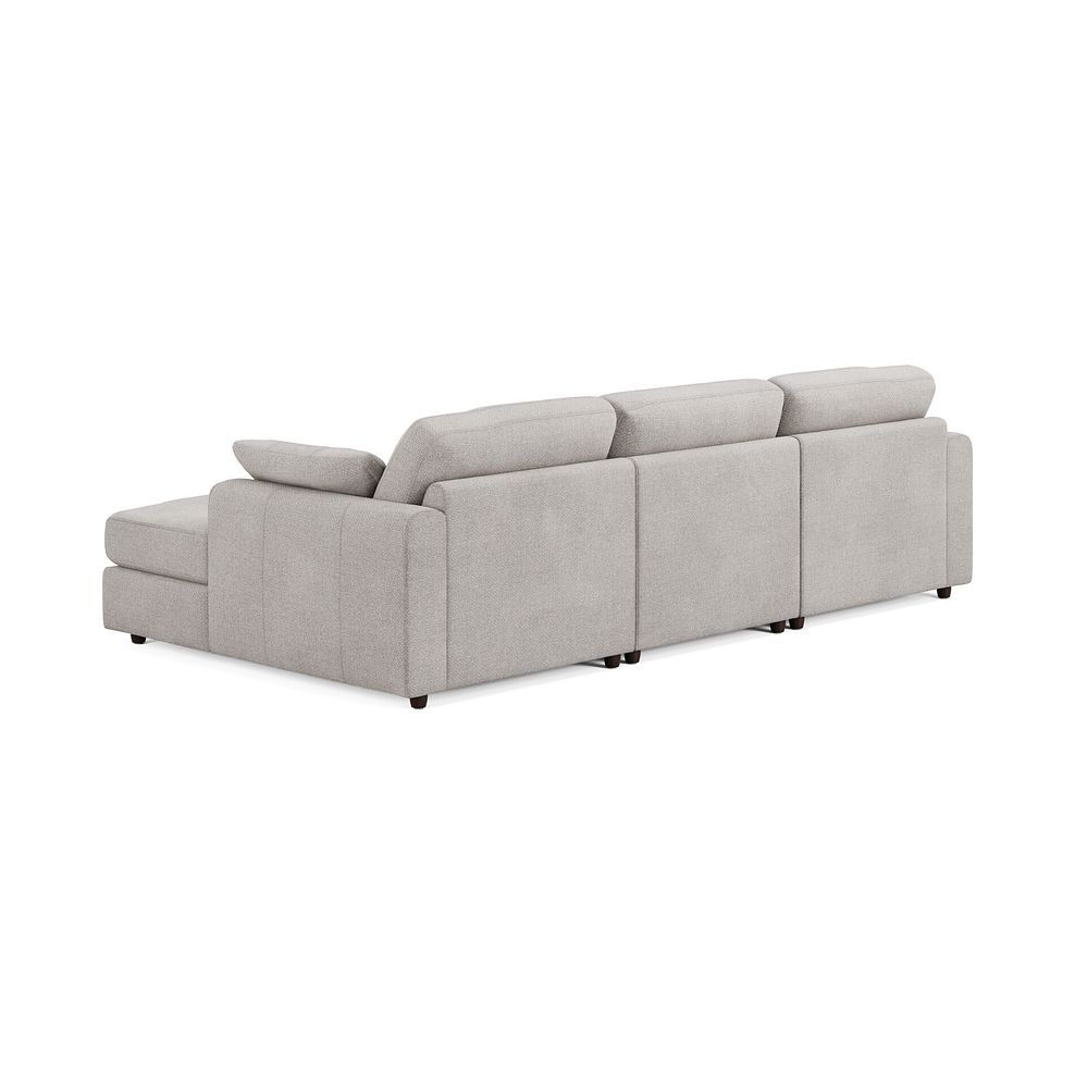 Marley Modular 3 Seater U-Shape Chaise Sofa in Lila Stone Fabric - Group 16 2