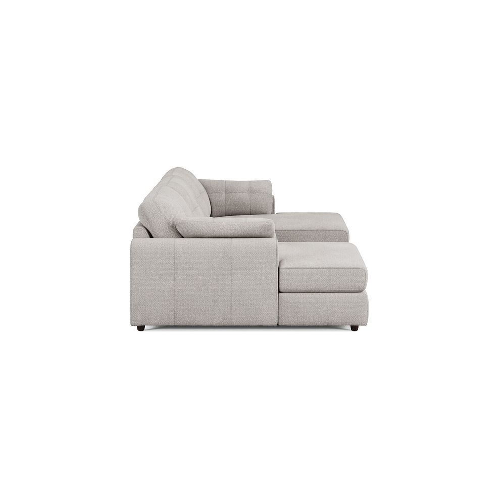 Marley Modular 3 Seater U-Shape Chaise Sofa in Lila Stone Fabric - Group 16 4