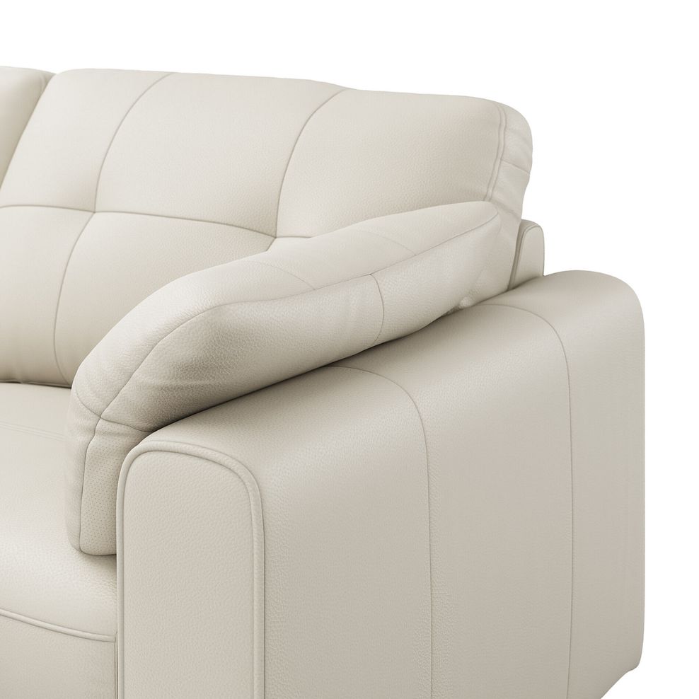 Marley Modular 3 Seater U-Shape Chaise Sofa in Oslo Bone China Leather - Group 16 5
