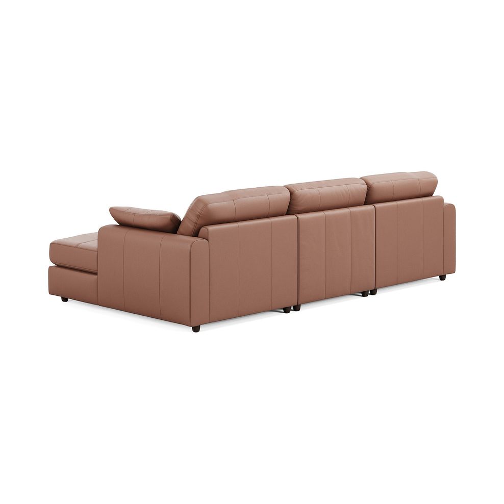 Marley Modular 3 Seater U-Shape Chaise Sofa in Oslo Mocha Mouse Leather - Group 16 2
