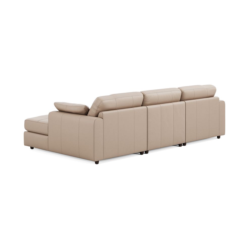 Marley Modular 3 Seater U-Shape Chaise Sofa in Oslo Mushroom Leather - Group 16 2