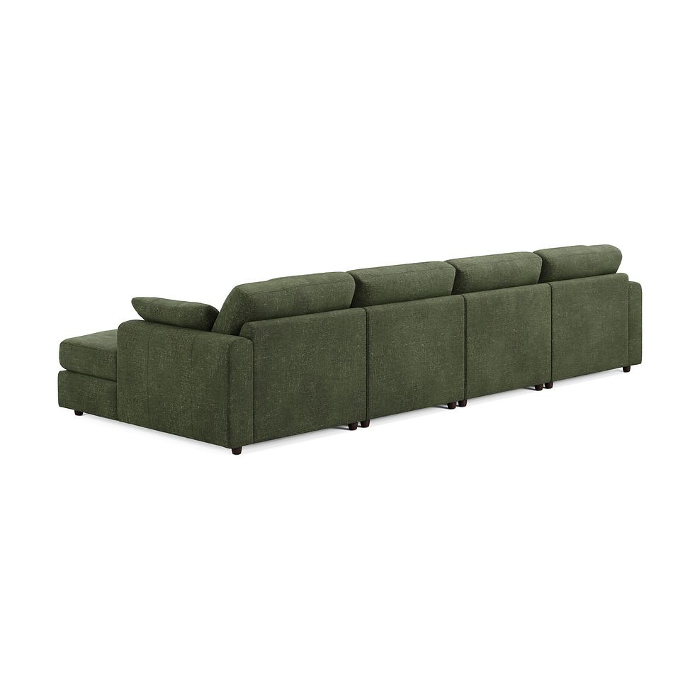 Marley Modular 4 Seater U-Shape Chaise Sofa in Lila Pine Fabric - Group 17 2