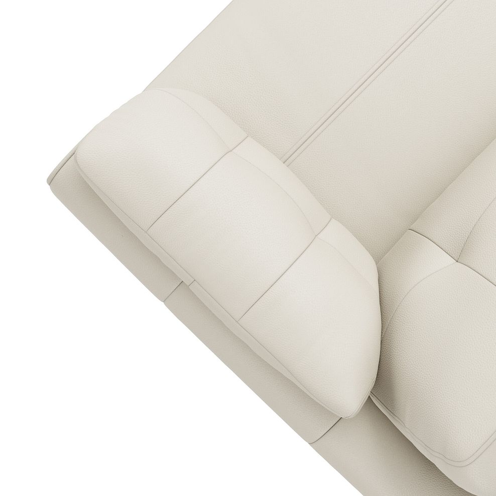 Marley Modular 4 Seater U-Shape Chaise Sofa in Oslo Bone China Leather - Group 17 8