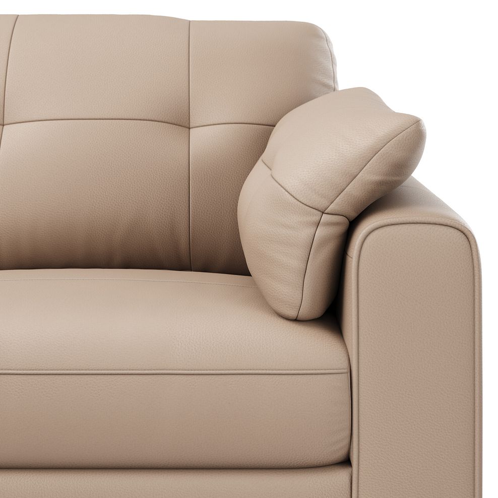 Marley Modular 4 Seater U-Shape Chaise Sofa in Oslo Mushroom Leather - Group 17 7