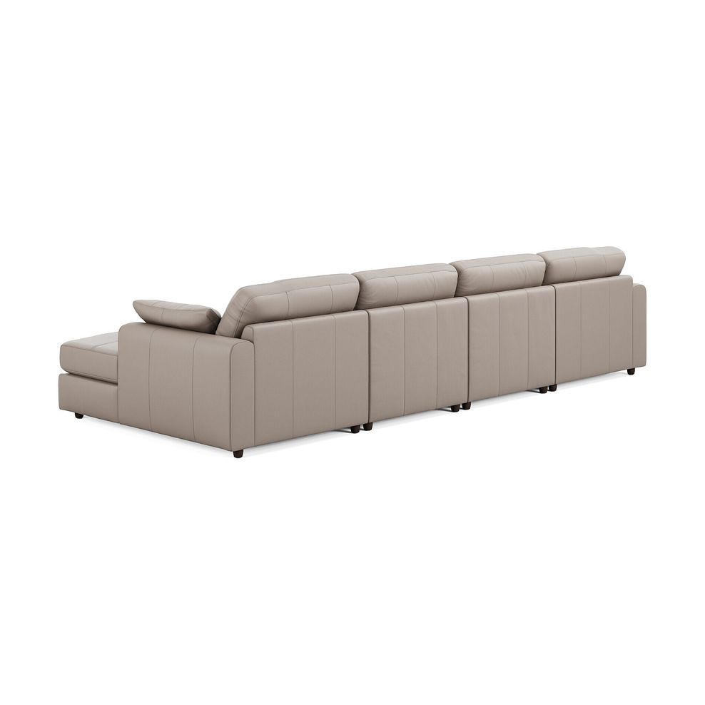 Marley Modular 4 Seater U-Shape Chaise Sofa in Oslo Oyster Leather - Group 17 2