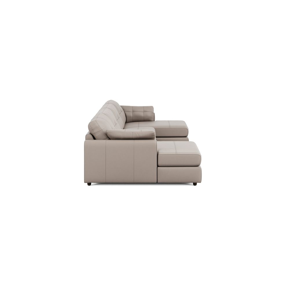 Marley Modular 4 Seater U-Shape Chaise Sofa in Oslo Oyster Leather - Group 17 4