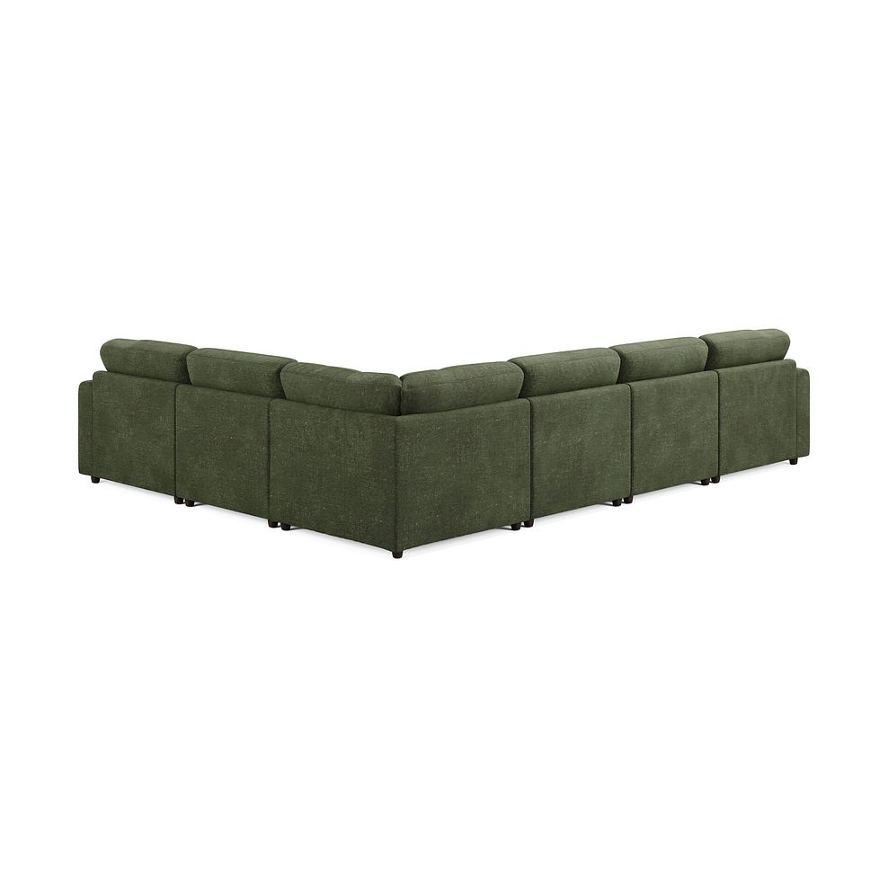 Marley Modular 6 Seater Left Hand Corner Sofa with Chaise in Lila Pine Fabric - Group 18 2