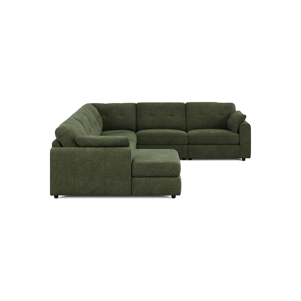 Marley Modular 6 Seater Left Hand Corner Sofa with Chaise in Lila Pine Fabric - Group 18 4