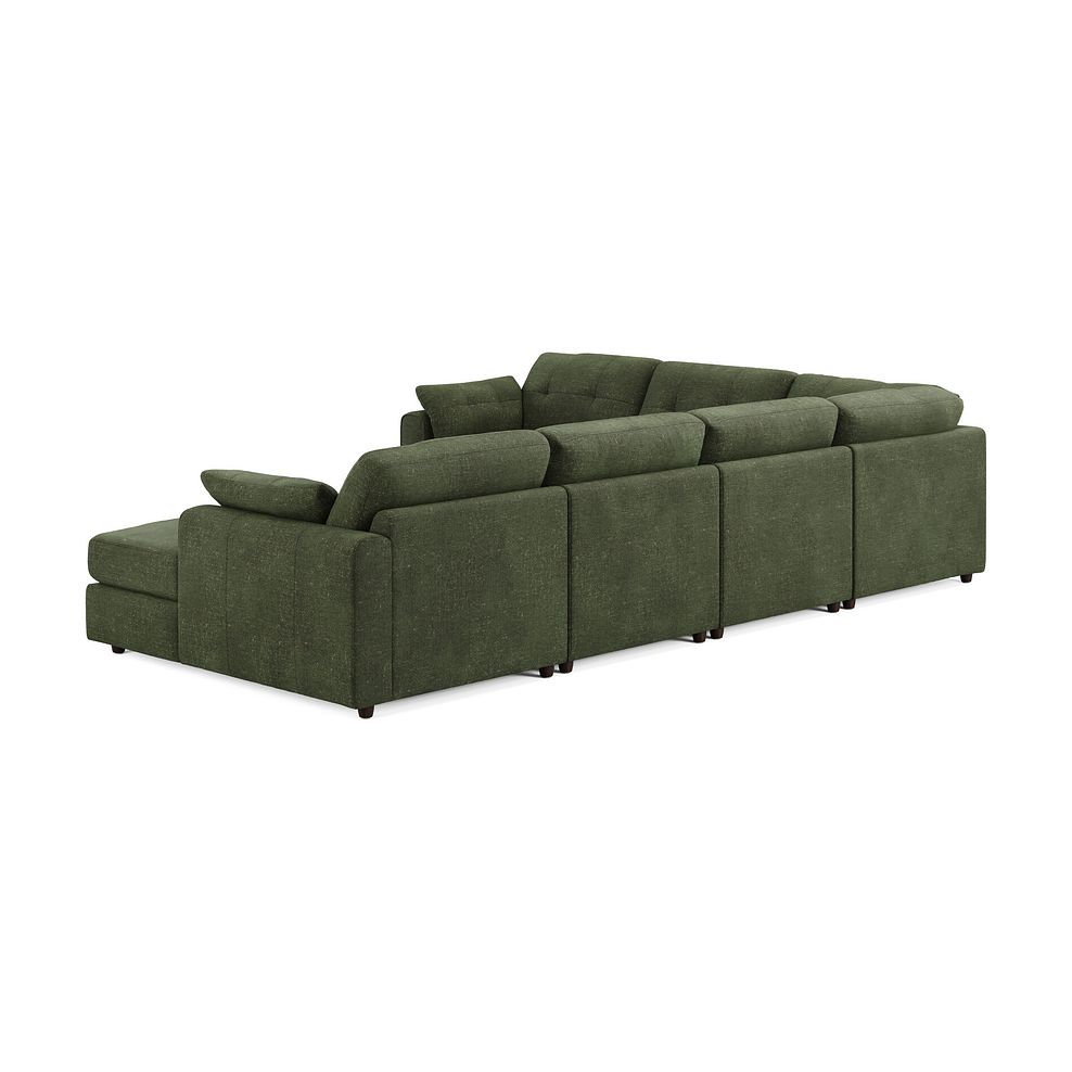 Marley Modular 6 Seater Right Hand Corner Sofa with Chaise in Lila Pine Fabric - Group 19 2