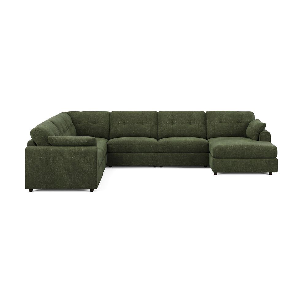 Marley Modular 6 Seater Right Hand Corner Sofa with Chaise in Lila Pine Fabric - Group 19 3