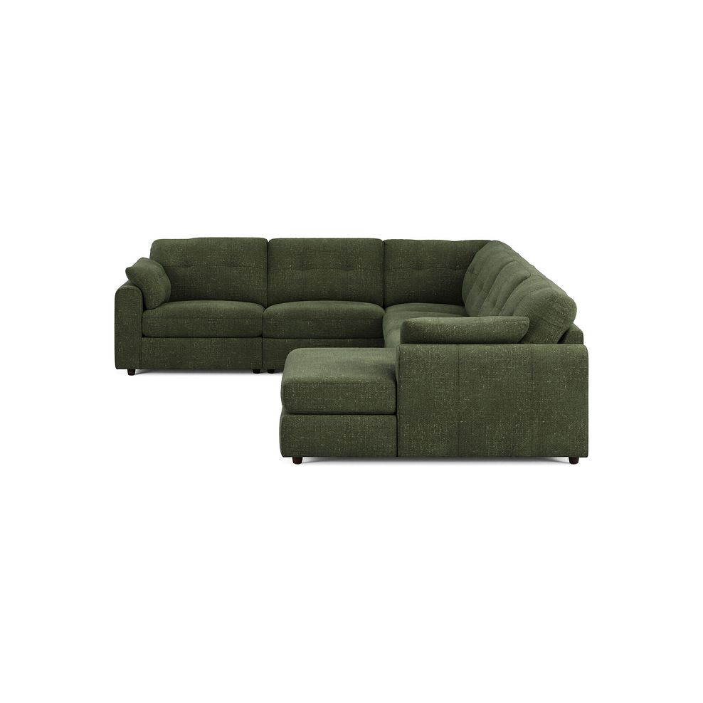 Marley Modular 6 Seater Right Hand Corner Sofa with Chaise in Lila Pine Fabric - Group 19 4