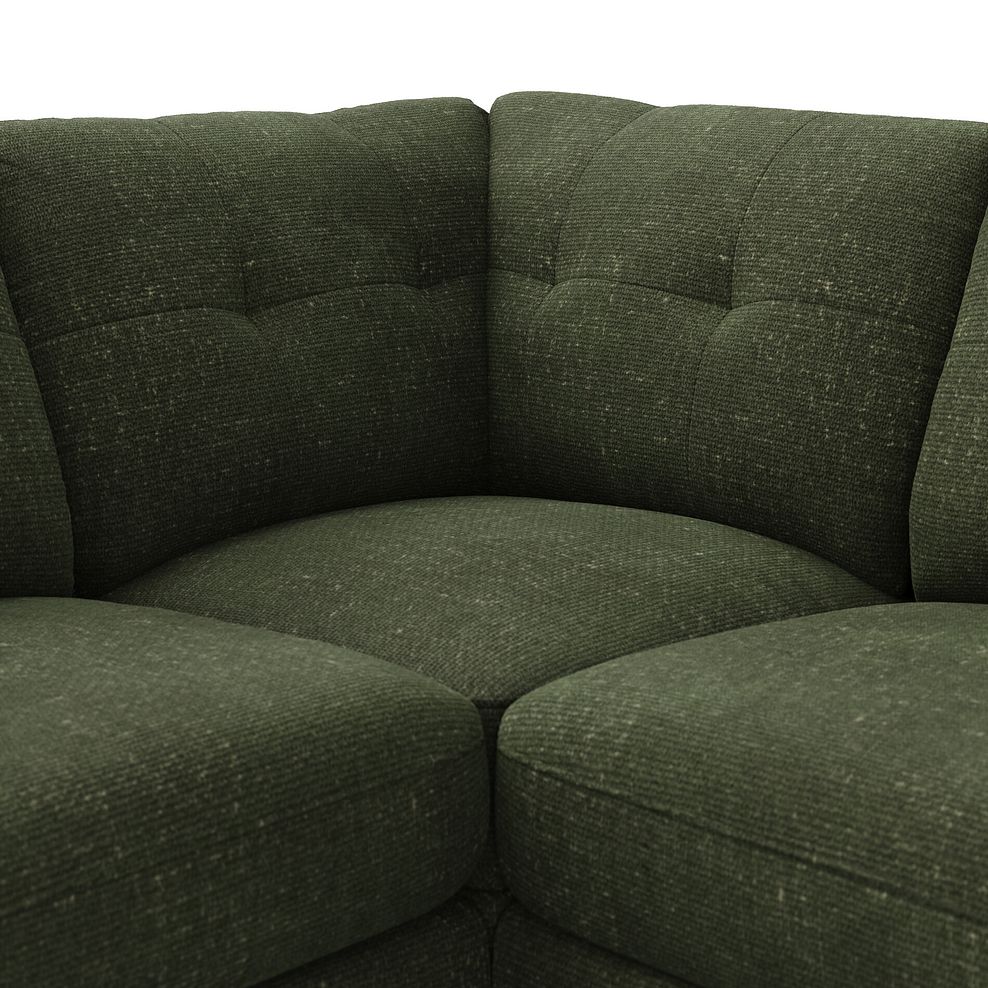 Marley Modular 6 Seater Right Hand Corner Sofa with Chaise in Lila Pine Fabric - Group 19 7