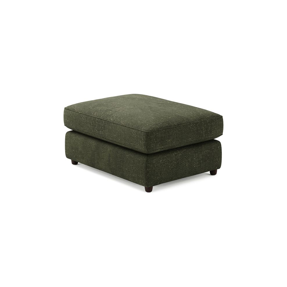 Marley Small Fender Footstool in  Lila Pine Fabric 2