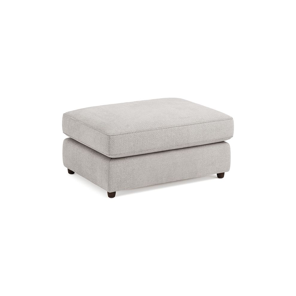 Marley Small Fender Footstool in  Lila Stone Fabric 1