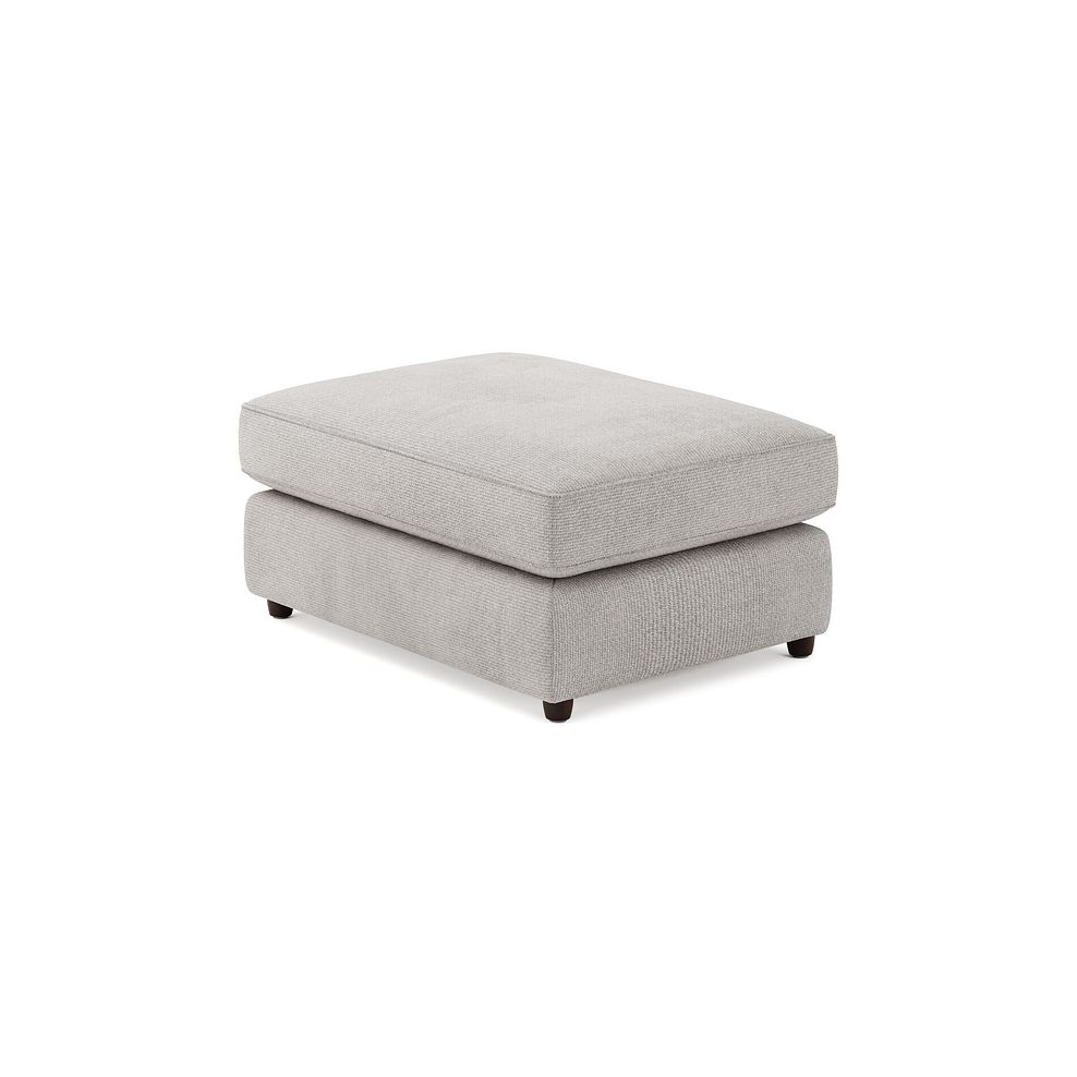 Marley Small Fender Footstool in  Lila Stone Fabric 2