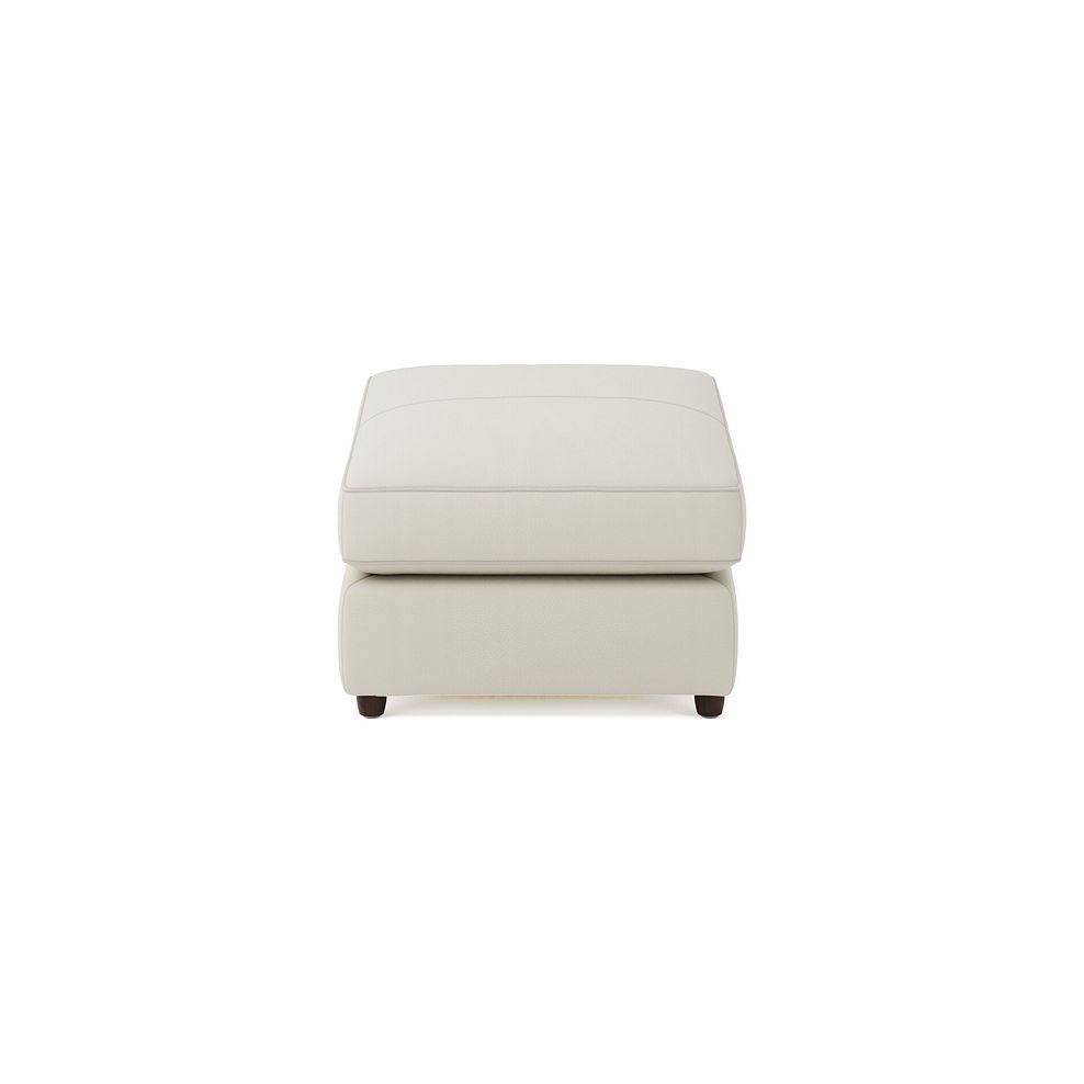 Marley Small Fender Footstool in  Oslo Bone China Leather 4