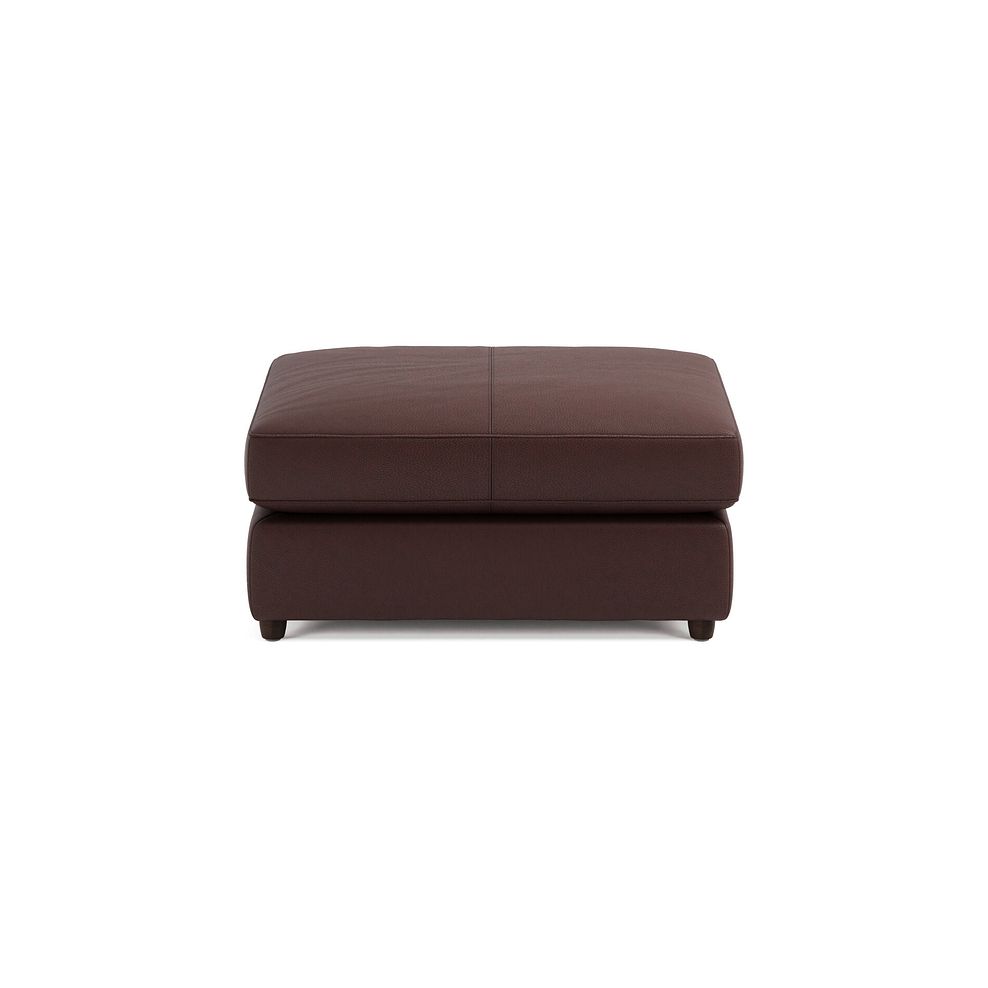 Marley Small Fender Footstool in  Oslo Chestnut Leather 3