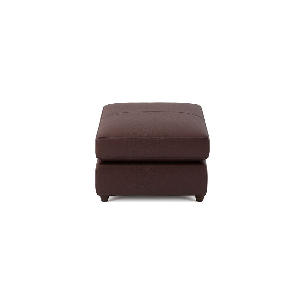 Marley Small Fender Footstool in  Oslo Chestnut Leather 4