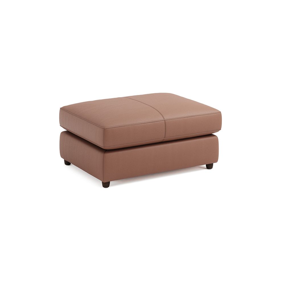 Marley Small Fender Footstool in  Oslo Mocha Mouse Leather 1